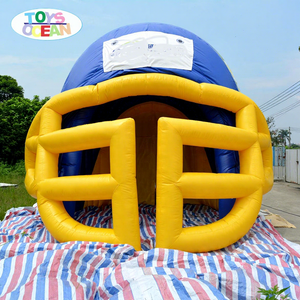 Ingresso gonfiabile delle tende del Tunnel del casco di calcio della testa del leone per l'evento di Sport - Product Image 1
