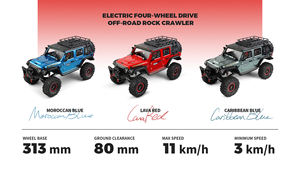 WLTOYS 104006 1/10 RC-Autos 104006 2,4GHz Ferngesteuertes Spielzeug Drift Offroad RC-Auto 4x4 Kletter-Truck Fahrzeuge - Product Image 4