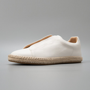 Zapatos de Hombre de Moda, Color Sólido, Cuero Genuino, Capa Superior de Piel de Vaca, Deportivos, Simples, Modernos, Zapatos Sin Cordones para Hombre - Product Image 2