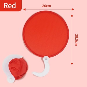 Abanico plegable promocional al por mayor, abanico de poliéster circular plegable con logotipo personalizado, promoción, <span class=keywords><strong>regalos</strong></span> <span class=keywords><strong>publicitarios</strong></span> - Product Image 4