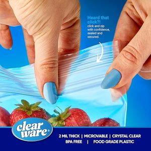 Sandwich <b>Bags</b> Resealable <b>Plastic</b> Food <b>Storage</b> <b>Bags</b> Zipper Lock Containers Gravure Printed Moisture Proof for Fruit Veggies - Product Image 3