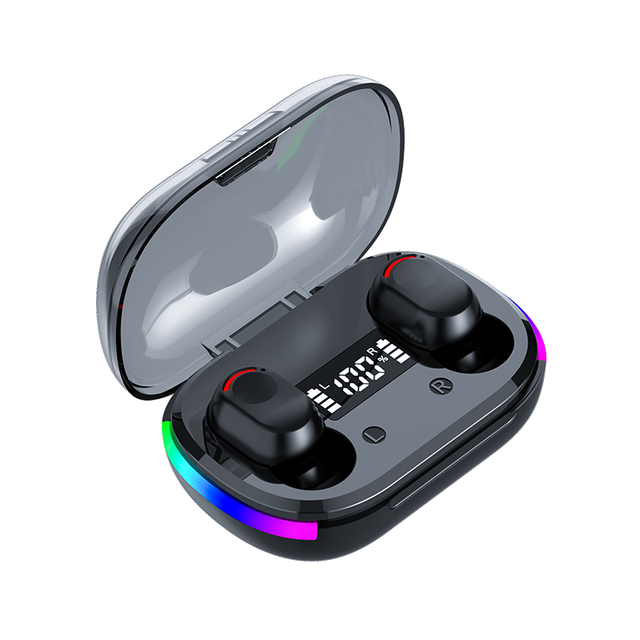 Factory Cheap TWS BT V5.3 Earphones K10 TWS True Wireless Headphones LED Digital Display Headset