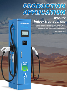 Station de <span class=keywords><strong>recharge</strong></span> pour véhicules <span class=keywords><strong>électrique</strong></span>s Bluesky, étanche, OCPP1.6J, charge rapide DC, montage au sol - Product Image 4