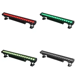 Đèn LED Treo Tường RGBW 4 Trong 1 18*12 W DMX 512 Độ Sáng Chất Lượng Cao Cho Hoạt Động Ngoài Trời Tòa Nhà Công Viên Đám Cưới