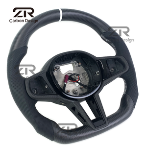 Volant en fibre de carbone mate pour BMW G20 G26 G30 G01 G02 G80 G82 G87 F90 F95 F96 M3 M4 Accessoires de voiture - Product Image 3