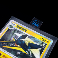 Protège-cartes transparents en PP avec languette facile à retirer pour collection de cartes TCG, 68x94mm, impression personnalisée