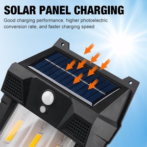 Lampe solaire murale d'extérieur, lampe à filament de tungstène, étanche, terrasse, ambiance décorative, jardin, villa, éclairage nocturne - Product Image 5