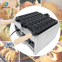 Prix usine industriel poisson forme Taiyaki gaufrier électrique Commercial croustillant fabricant pour usage domestique Offre Spéciale