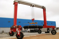 Grue mobile à faisceau unique de 3t à 20t, modèle en caoutchouc robuste pour portique, livraison gratuite