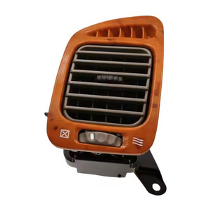 Grilles d'aération avec autocollants imitation bois pour Land Cruiser 98-07 LC100, côté conducteur et passager, en matériau ABS, installation par ruban adhésif - Product Image 3
