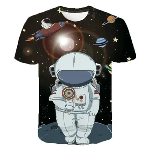 T shirt criança 3D Imprimir Star Sky Tees Menino Menina Moda Streetwear Universo Planeta Espaço Galáxia 3D T-shirt Personalizar Tops do produto