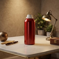 Flacon vide de 1 litre (1000 ml, 32 oz) en aluminium pour huile essentielle naturelle de bois de santal, emballage de parfum