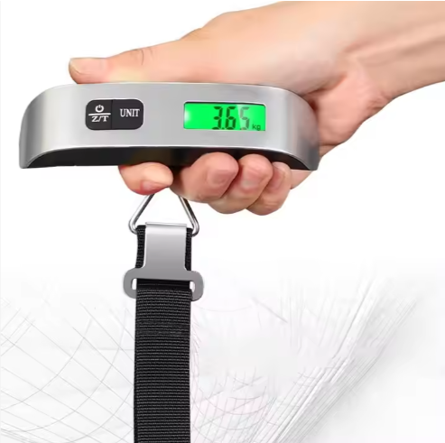 Electronic Hand Luggage 50kg Weight Scale Portable Travel Digital Mini Travel Basculas Digital Balance Hanging Luggage Scale