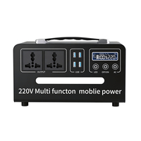 Système de stockage d'énergie d'urgence domestique portable LECOOVO D300S300W avec batterie LiFePO4