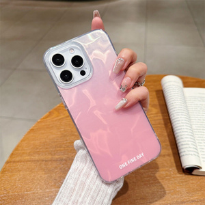 Funda de teléfono móvil de galvanoplastia degradada de lujo, funda de teléfono con arrugas irregulares 3D de bajo <span class=keywords><strong>precio</strong></span> para <span class=keywords><strong>Iphone</strong></span> 16 15 14 pro Max - Product Image 5