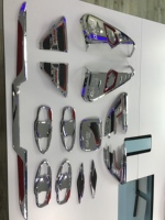 Accessoires d'extérieur de voiture de nouveau style ensemble complet de garniture combinée chromée pour Hilux