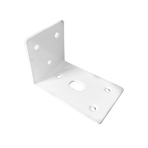 Support d'angle en métal blanc pour étagère murale, 50x80mm, robuste, connecteurs de quincaillerie - Product Image 4