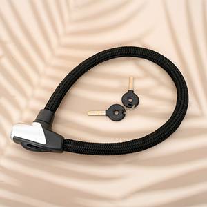 साइकिल लॉक पतला सांप पैटर्न बुना हुआ कपड़ा कवर माउंटेन बाइक स्टील केबल लॉक साइकलिंग एक्सेसरीज बाइक लॉकिंग उपकरण - Product Image 6