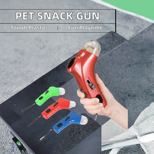 Alla moda di plastica Snack pistola interattivo per animali domestici lanciatore per cani e gatti catapulta cibo per divertimento - Product Image 2