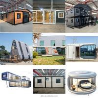 Maison capsule mobile en conteneur, imperméable, isolée, préfabriquée, design moderne pour la construction, l'habitation ou l'hôtellerie