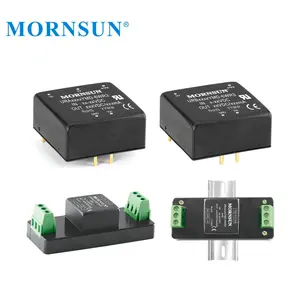 Mornsun อุปกรณ์จ่ายไฟ URA2415YMD-6WR3,ตัวแปลงไฟ DC DC 9-36VDC 24V เป็น15V 6W พาวเวอร์ซัพพลาย