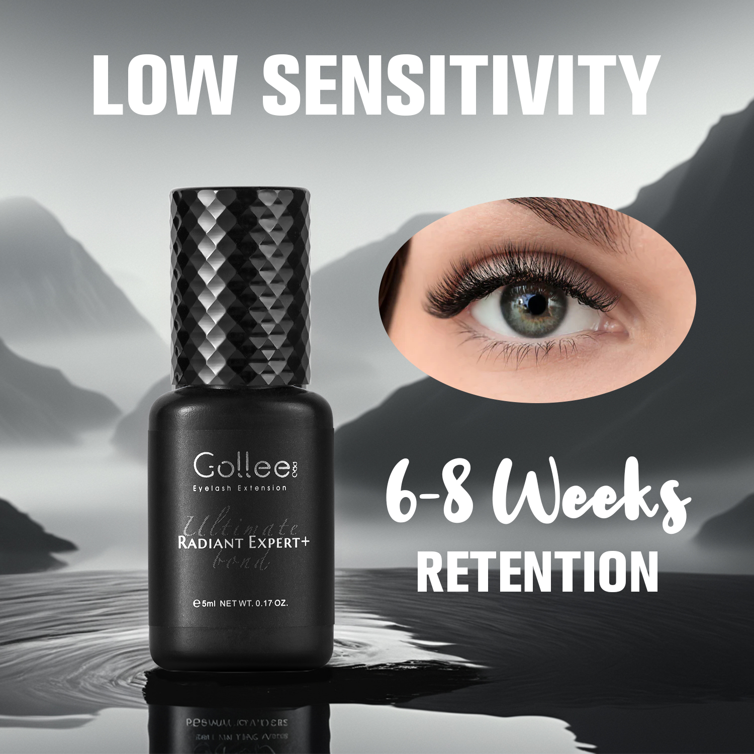 false eyelash glue