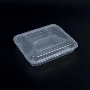 Hot bán đa ngăn nhựa dùng một lần container thực phẩm, PP lò vi ba thực phẩm Hộp Ăn Trưa - Product Image 4