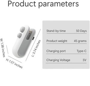 Scelleuse de sacs portative alimentée par USB, machine de scellage domestique pour sacs en plastique sous vide - Product Image 4