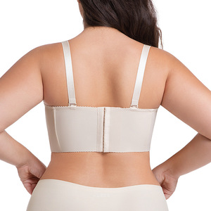 Reggiseni senza cuciture Zoyiame, taglie forti, con ferretto, coppe profonde, allacciatura posteriore a <span class=keywords><strong>4</strong></span> ganci, con spalline rimovibili - Product Image 3
