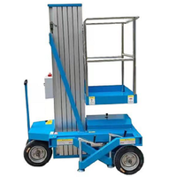 Plateforme élévatrice hydraulique électrique portable de 4 à 24 mètres, en alliage d'aluminium, télescopique, à vendre