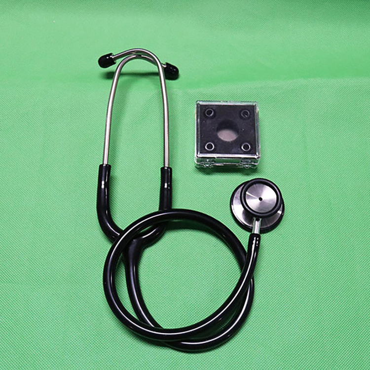 Estetoscopio rosa de diagnóstico médico, juego de estetoscopio estetoscopio profesional