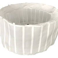 Sacs filtrants en maille pour centrifugeuse conformes aux normes GMP, à haut débit et rétention efficace des particules, pour utilisation avec des matières premières chimiques