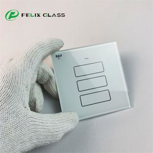 Los fabricantes personalizan el panel de cristal del interruptor de la pantalla táctil impermeable y antieléctrico del hogar inteligente de alta calidad - Product Image 2