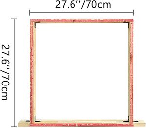 High Quality Pine Wood Tufting Frame for <strong>Rug</strong> <strong>Making</strong> Primary Cloth Stand Tufting Fabric <strong>Rug</strong> Tufting <strong>Kit</strong> <strong>Rug</strong> Frame - Product Image 1