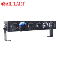 Super 6Mini Système d'Éclairage LED pour Motocyclettes Blanc 6000K 140W Feux de Grille Six Yeux Projecteurs OEM Universel Conduite 12V Phare de Voiture