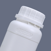 Bouteilles HDPE en plastique composite multicouches fluorées avec bouchon inviolable pour emballage liquide agrochimique de pesticides