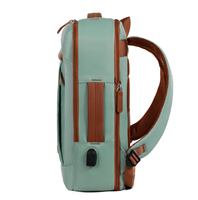 Sac à dos pour ordinateur portable de 15,6 pouces avec port de charge USB extensible, grande capacité, sac à dos d'affaires pour le travail et l'école