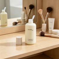 Flacon de toner en verre de luxe, emballage cosmétique pour produits de soin du visage, emballage cosmétique rechargeable