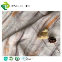Tissu tissé de haute qualité 59% lin 41% lyocell, écologique, antibactérien, absorbant l'humidité, vêtements d'été, rideaux
