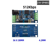 Répéteur RS485 Taidacent, partageur, distributeur, concentrateur, amplificateur de signal RS485, répéteur RS485 isolé photoélectriquement