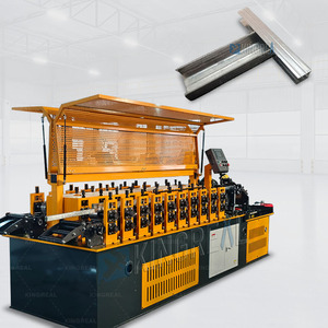 Máquina Perfiladora de Doble Fila KINGREAL 2026 para Perfiles de Acero Ligero CD UD, Fabricación de Montantes y Rieles con Motor con Rodamientos - Product Image 1