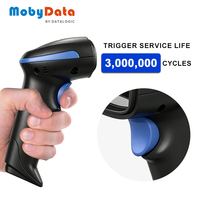 Escáner de Código de Barras con Cable de Alta Velocidad Mobydata HS300, Lector de Códigos de Barras 1D y 2D de 1MP, Escáner USB Portátil para Sistemas de Punto de Venta en Comercios Minoristas