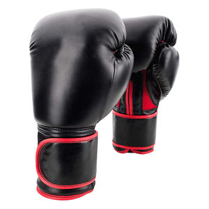 Nouveauté Gants de boxe professionnels en cuir/cuir PU - Sangle de poignet réglable durable Antidérapant Respirant pour MMA et entraînement - Product Image 1