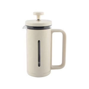 Cafetera de Vidrio de Borosilicato de Grado Alimenticio, Resistente al Calor, Portátil, de Color Blanco, de 350/1000 ml - Product Image 3