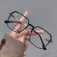 Armazones de Lentes Ópticos Cuadrados 2023 con Logo Personalizado TR90 Anti Luz Azul para Computadora de Fabricante Mayorista