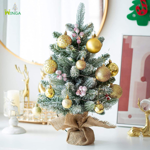 Vente en gros <span class=keywords><strong>de</strong></span> mini <span class=keywords><strong>sapin</strong></span> <span class=keywords><strong>de</strong></span> <span class=keywords><strong>Noël</strong></span> artificiel floqué <span class=keywords><strong>de</strong></span> 20 pouces avec LED, <span class=keywords><strong>petit</strong></span> <span class=keywords><strong>sapin</strong></span> <span class=keywords><strong>de</strong></span> <span class=keywords><strong>Noël</strong></span> avec support pour décoration intérieure - Product Image 5