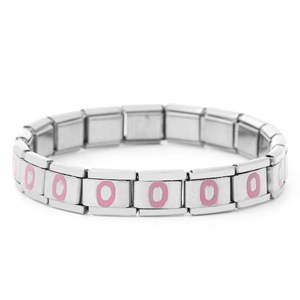 Hot bán quyến rũ thời trang handmade DIY đàn hồi thép không gỉ kết nối liên kết Arabic số ý quyến rũ Vòng đeo tay cho phụ nữ - Product Image 2