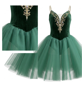 Costume de tutu de ballet professionnel romantique, tulle multicouche, robe de scène pour ballerine professionnelle - Product Image 3