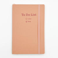 Carnet personnalisé en cuir PU rigide avec élastique et porte-stylo, pour liste de choses à faire, agenda, journal vierge, cadeau pour le bureau, l'école ou les affaires
