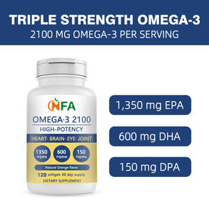 2100โอเมก้า3อาหารเสริมบำรุงสุขภาพช่วยเสริมสร้างความรู้ความเข้าใจเกี่ยวกับผิวดวงตาข้อต่อทำให้ผิวนุ่ม - Product Image 3